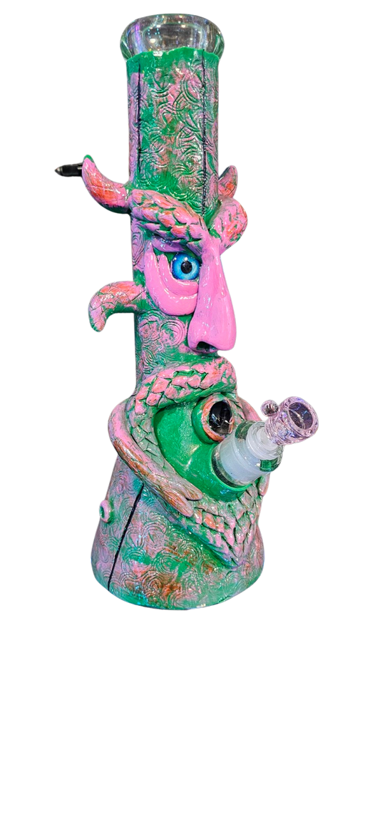 Pingo Hand-Sculpted Glass Water Pipe