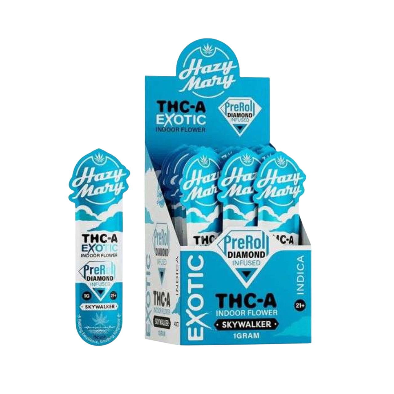 Hazy Mary Diamond Filled THC-A 1g Pre-Roll