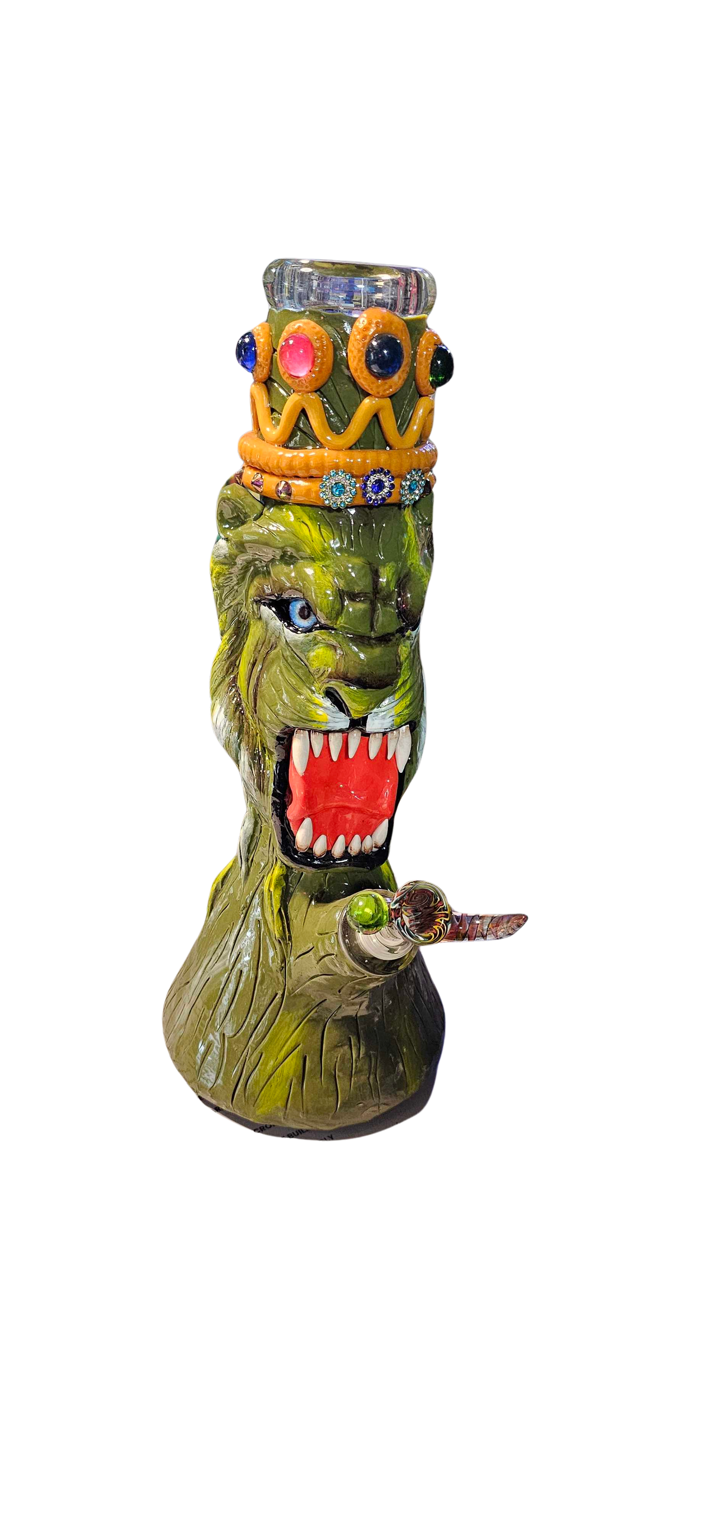King of the Jungle Glass Water Pipe