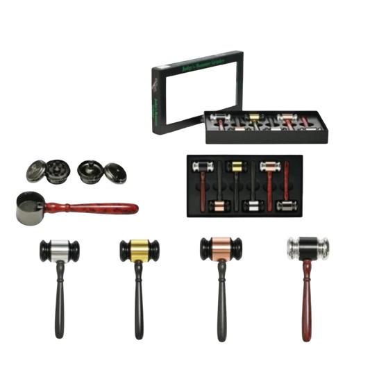 SirEEL Judges Gavel Grinder Pipe | All-in-One Herb Tool