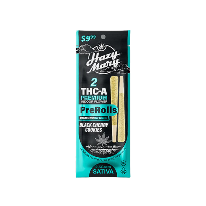 Hazy Mary Diamond Infused Pre-rolls 2 Packs