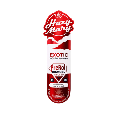 Hazy Mary Diamond Filled THC-A 1g Pre-Roll