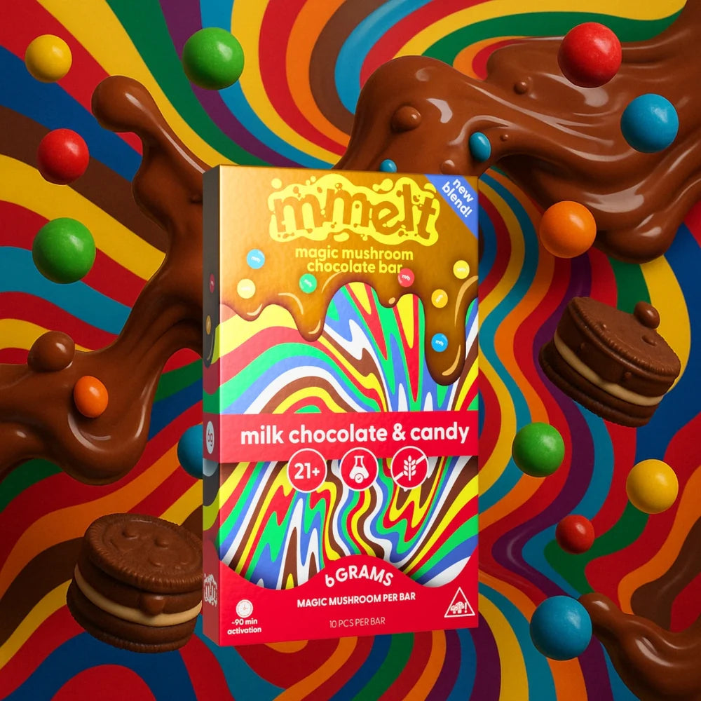 mmelt Magic Mushroom Chocolate Bars