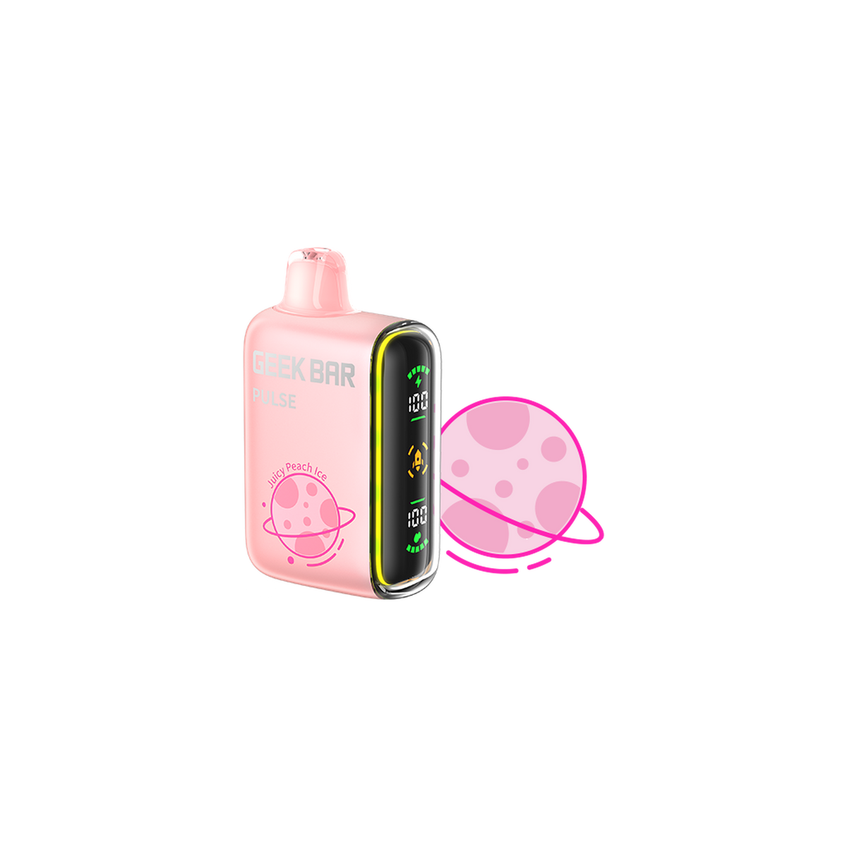 Geek Bar Pulse 15,000 Puffs — Juicy Peach Ice
