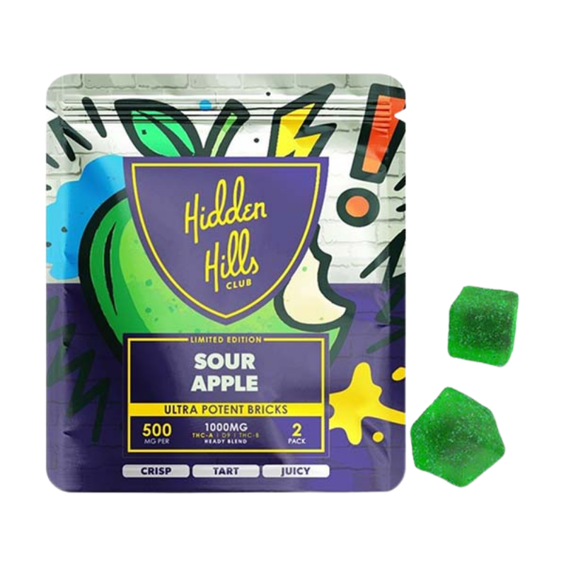 Hidden Hills - Heady Blend Gummies 1000mg 2 Count