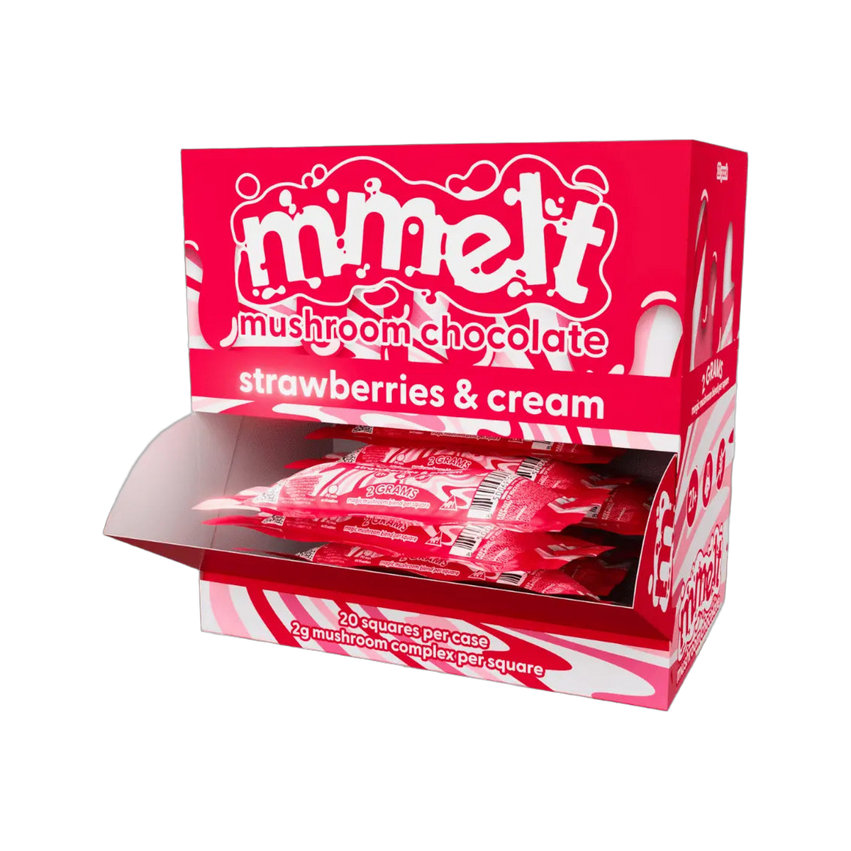 mmelt Magic Mushroom Chocolate Bars — Sample Size / Strawberries & Cream