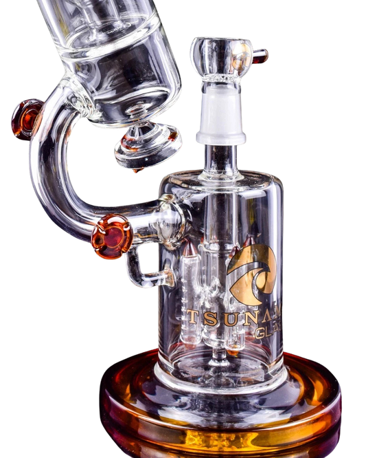Tsunami Glass Microscope Water Pipe